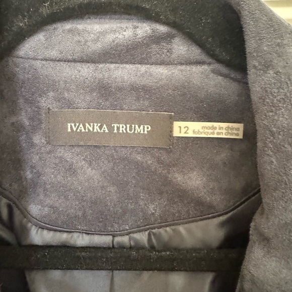 Ivanka Trump Faux Suede Blazer Women’s Size 12 - Picture 3 of 4